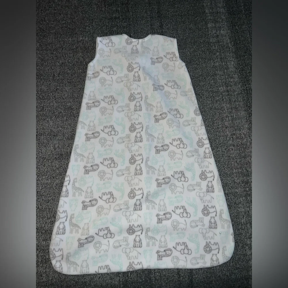 HALO White African‎ Safari Microfleece Sleep Sack Blanket sz Med